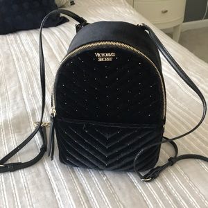 Victoria’s Secret Velvet Backpack